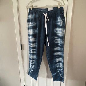 New Livi by Lane Bryant Blue Tie Dye Jogger Sweatpants Size 18/20